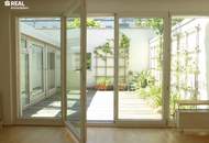 RARITÄT – ein ungewöhnliches Ensemble: Charmante Maisonette mit Patio und Studio/Kleinwohnung und Garagenplatz