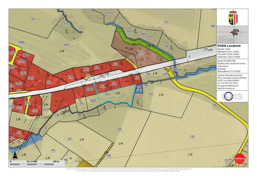 Grünland/Wald in Geboltskirchen | ca. 2.578 m²