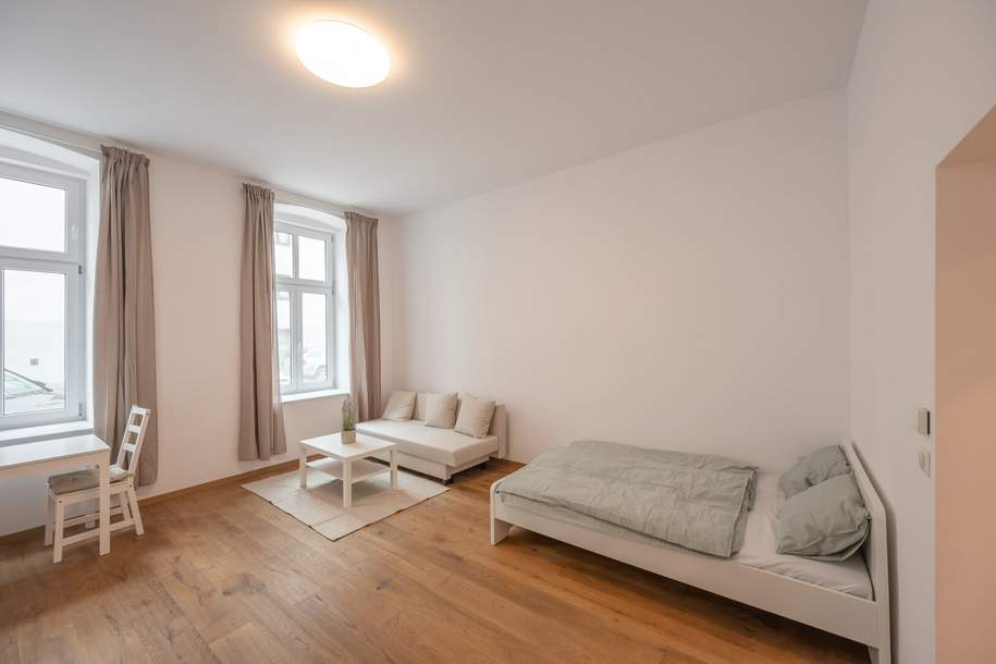 Short-term apartment in a good location of the 2nd district, 2-6 months, fully furnished!, Wohnung-miete, 899,80,€, 1020 Wien 2., Leopoldstadt