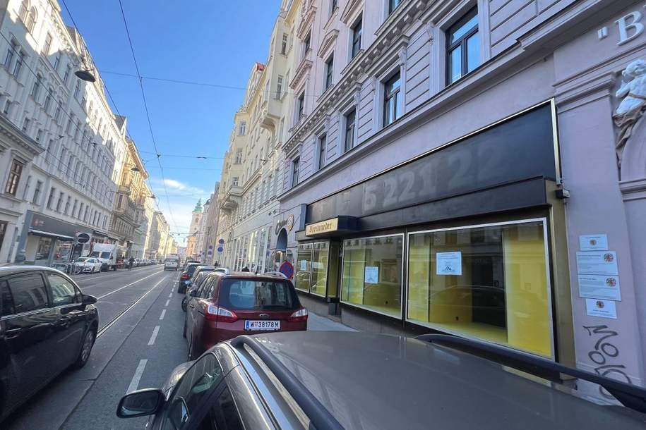 LOKAL mit Auslagefront – Sichtbarkeit garantiert - 1070 WIEN, Gewerbeobjekt-miete, 2.270,52,€, 1070 Wien 7., Neubau
