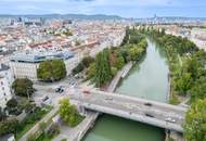 "Exklusives Wohnerlebnis im stilvollen Dachgeschoss mit Donaublick und Garage am Anfang der Rasumofskygasse"