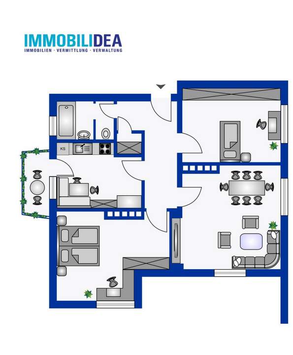 Renovierungsbedürftige 3-Zimmer-Wohnung in Top-Lage von Innsbruck