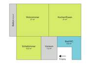 Gemütliche 3 Zimmerwohnung mit Balkon und Gartenbenutzung in Kremsmünster