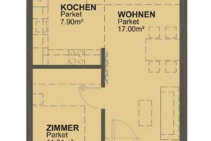 2 Zimmer Wohnung Loggia im DG - Haustiere erlaubt, Wohnung-miete, 888,31,€, 1210 Wien 22., Donaustadt