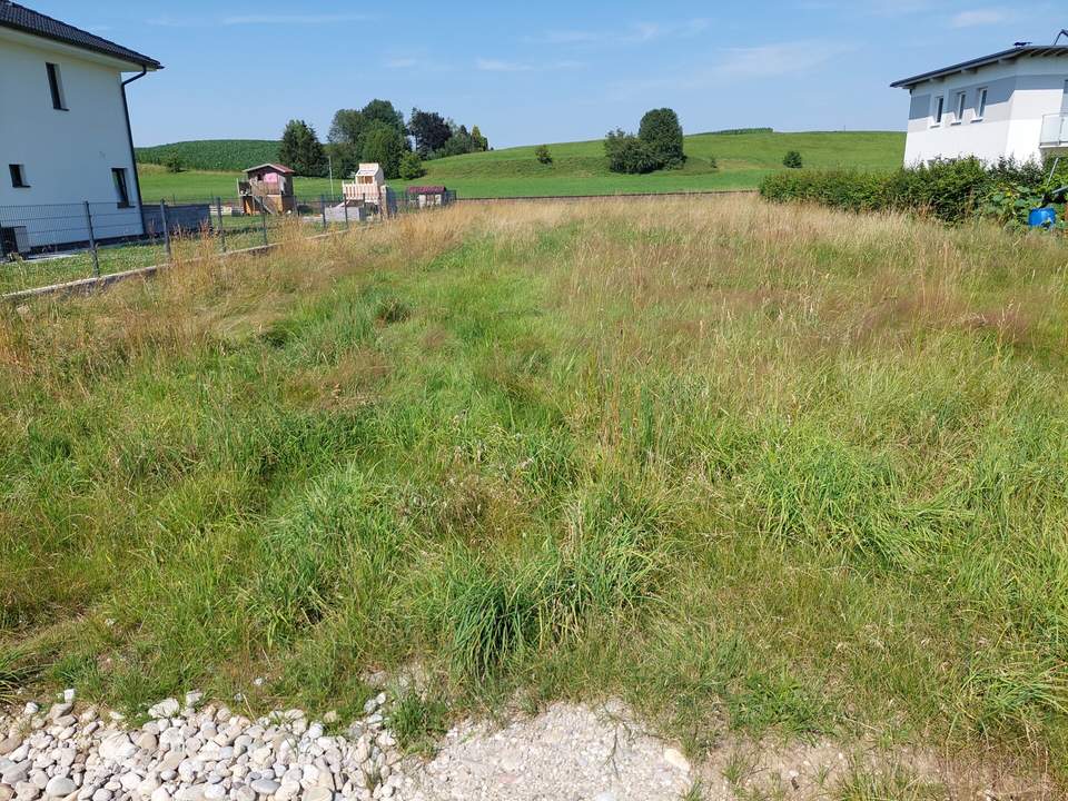 Ebenerdiges Baugrundstück ohne Bauzwang