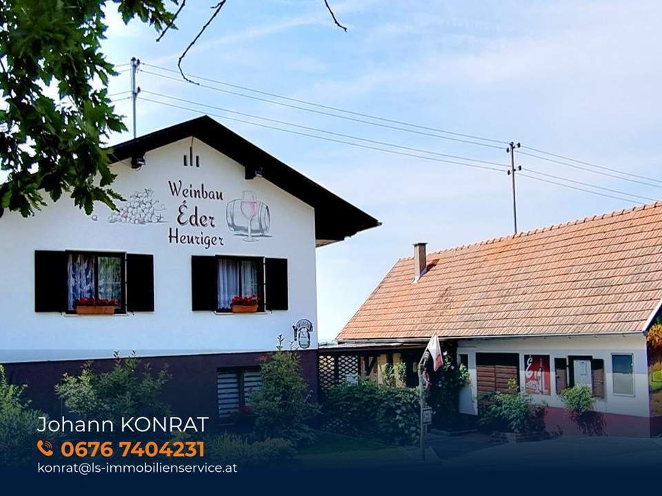 Ehemaliger Gastronomiebetrieb mit Möglichkeit zum Hauptwohnsitz in den Weinbergen!