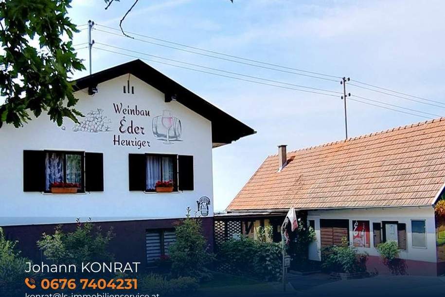 Ehemaliger Gastronomiebetrieb mit Möglichkeit zum Hauptwohnsitz in den Weinbergen!, Haus-kauf, 420.000,€, 7474 Oberwart