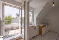** Top gepflegte 4 Zimmer Dachgeschoss Wohnung mit Alleinutzung 3er hofseitigen Terrassen - Maisonette Wohnung - Nähe Bahnhof Gersthof ** ab sofort **