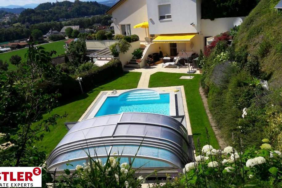 Exklusive Penthousewohnung- Wohntraum in Klagenfurt am Wörthersee mit Garten und Pool, Wohnung-kauf, 1.185.000,€, 9020 Klagenfurt(Stadt)