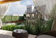 EXKLUSIVE GARTENWOHNUNG IN HIETZING MIT SALZWASSER-POOL UND SAUNA