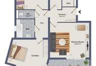 Viel Raum zum Wohlfühlen – attraktive 3-Zimmer-Wohnung mit Südbalkon