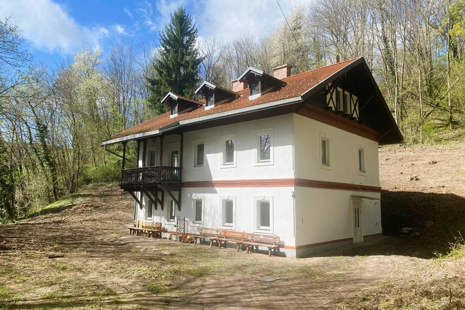 Saniertes Landhaus aus der Jahrhundertwende in Alleinlage unweit von Rax und Schneeberg, Haus-kauf, 700.000,€, 2650 Neunkirchen