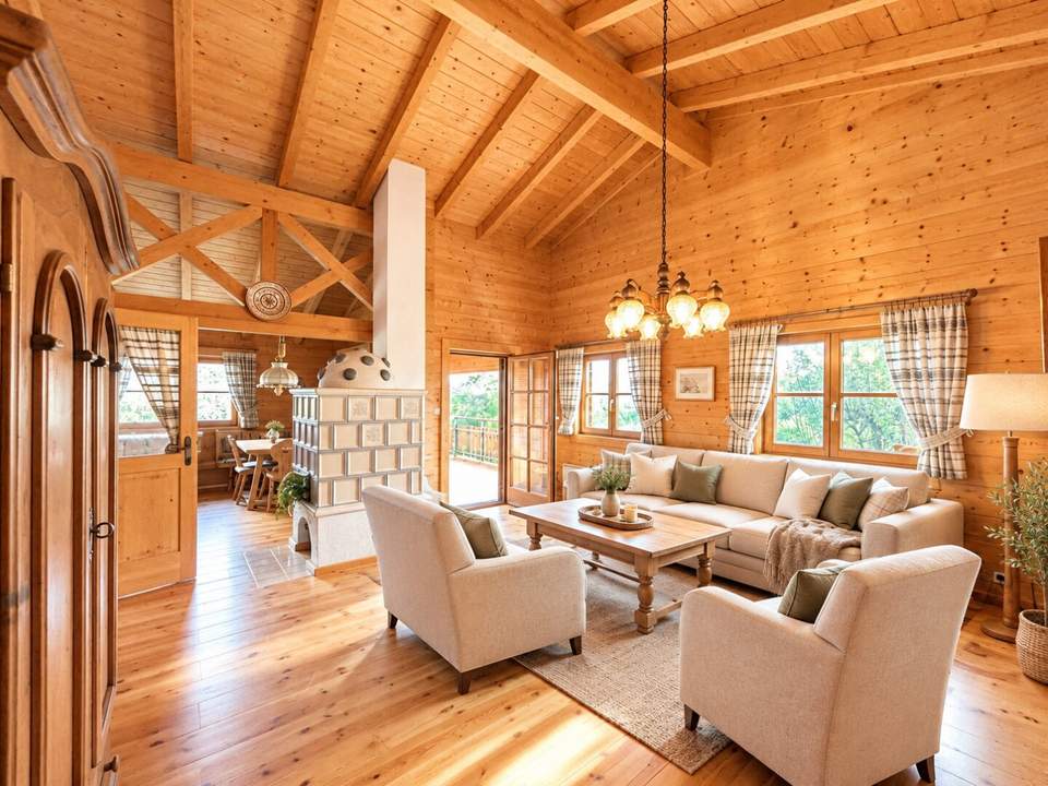 MADE IN AUSTRIA | Ferienhaus mit Echtholz-Ausstattung und Kachelofen | Natur und echtes Alpenflair | Tennisplatz ums Eck | zahlreiche Wanderwege
