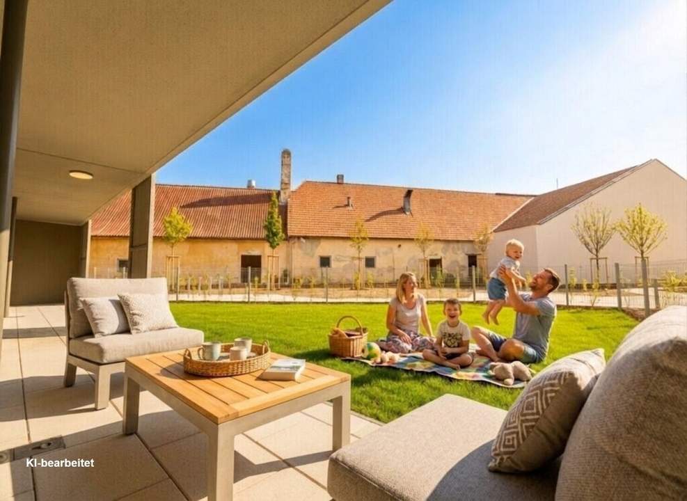 FLORIANI – Quartier am Tullnerfeld - Stilvolle Eckwohnung mit großer Terrasse - Viele Extras für ihr Wohlbefinden - Bahnhof Tullnerfeld in der Nähe - PROVISIONSFREI