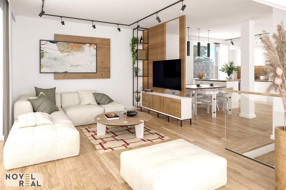 SCHLÜSSELFERTIGES ECK-REIHENHAUS AUF EIGENGRUND MIT STELLPLATZ, Haus-kauf, 625.000,€, 1220 Wien 22., Donaustadt