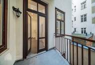 Elegante 3-Zimmer Altbauwohnung mit Balkon, Nähe Karlsplatz