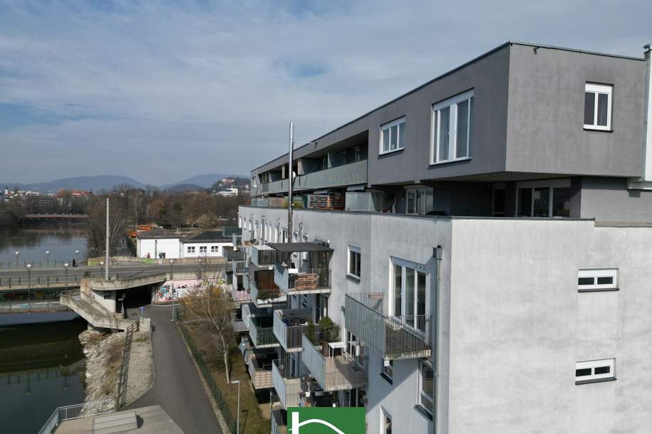ANLEGERHIT gelangt zum Verkauf !!! Direkt an der Mur stehen derzeit schöne 1-3 Zimmer Wohnungen mit sonnigem Balkon zum Verkauf. - WOHNTRAUM, Wohnung-kauf, 226.001,€, 8010 Graz(Stadt)