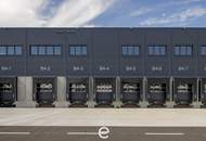 Neubau-Logistikhalle im Norden Wiens an der A22