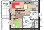 Wiener Straße: 2 Zimmerwohnung mit südwestlichen Balkon und Stellplatz inklusive!