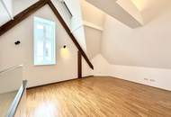 Stilvolle 2-Zimmer Dachgeschosswohnung mit Terrasse nahe Mariahilfer Straße (inkl. Heizkosten)
