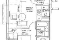 ab 1.12.: helle 2-Zimmer-Wohnung im Dachgeschoss - nahe Bahnhof Liesing