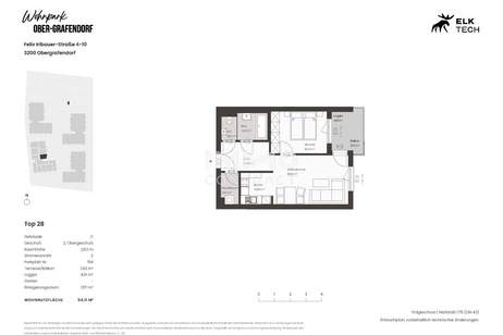 NEUBAU - ANLEGER - Wohnungen (inkl.Mieter), Wohnung-legalform.mietkauf, 187.002,€, 3200 Sankt Pölten(Land)