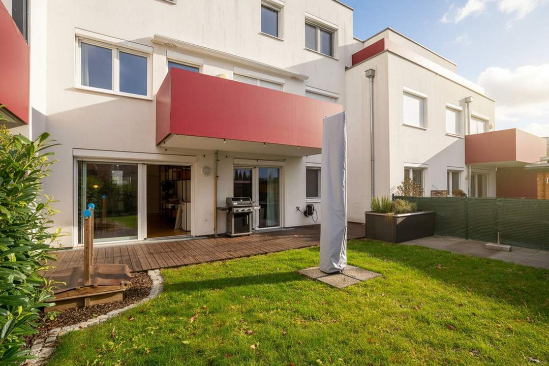 Moderne 3-Zimmer-Gartenwohnung im Niedrigenergiehaus - Wohnen im Grünen vor den Toren Wiens