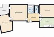 Großzügige 3-Zimmer-Wohnung mit 4-Zimmer-Potenzial direkt bei der U4