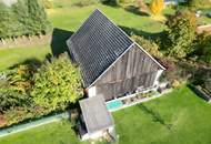 Einfamilienhaus mit großem Grundstück und Nebengebäuden