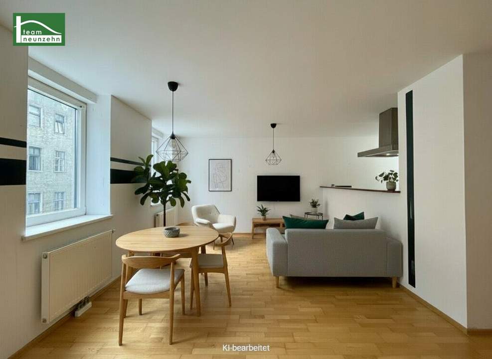 Wohnen nahe der Donau in 1200 Wien: Geräumige 1-Zimmer Wohnung inkl. Einbauküche!