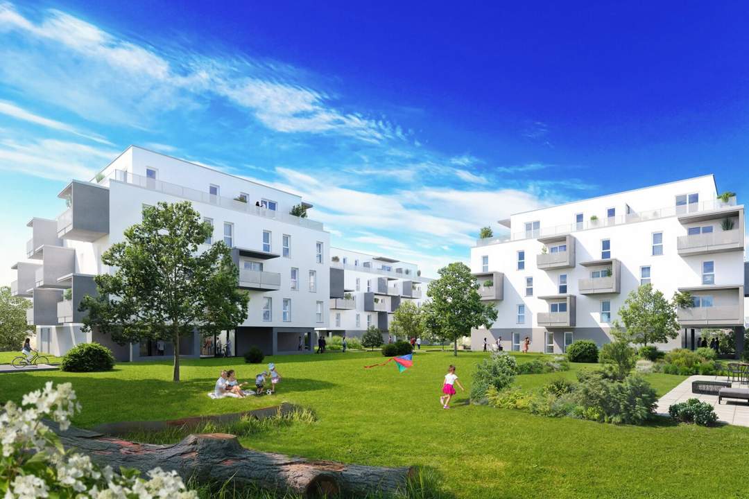 Grün Wohnen am Puls der Stadt: Sonnige Eigentumswohnung im neuen Graumann-Park