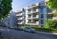 Moderne 2-Zimmer-Wohnung mit überdachtem Balkon und Grünblick