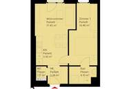 2-Zimmer-Neubauwohnung inkl Markenküche, Außenfläche und Kellerabteil / K3-27