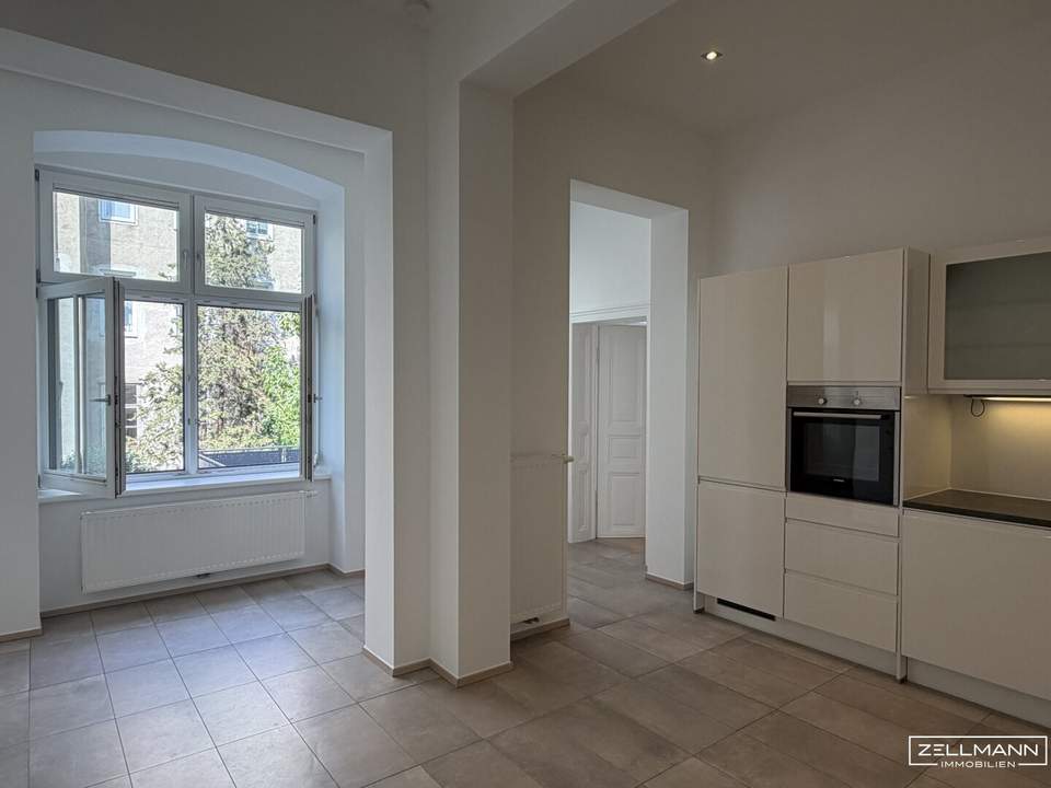 Großzügige Altbauwohnung mit Terrasse in der begehrten Pratercottage | ZELLMANN IMMOBILIEN