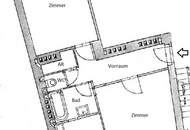 SONNIGE 2 Zimmer zu SANIEREN im 4. Stock!