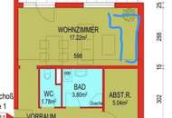 3 Zimmer- Wohnung mit großer uneinsehbarer Terrasse und einer weiteren kleinen Terrasse