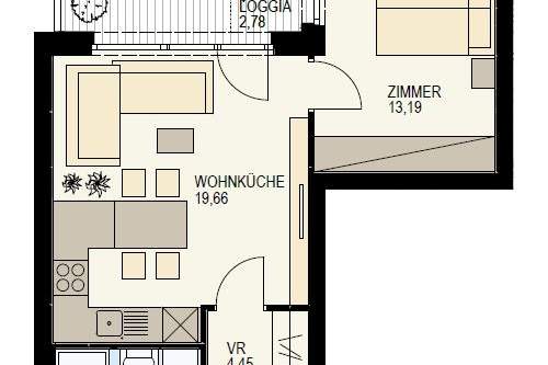 2 ZIMMER PÄRCHENHIT MIT BALKON, Wohnung-kauf, 391.828,€, 1030 Wien 3., Landstraße