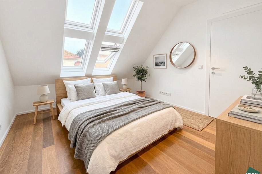 Attraktive Dachgeschosswohnung nahe Schönbrunn | 3 Zimmer möglich | U4 in 100 m, Wohnung-kauf, 429.000,€, 1140 Wien 14., Penzing