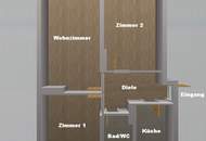 Familienhit! 3 Zimmer Erdgeschosswohnung in bester Lage nahe Wörthersee