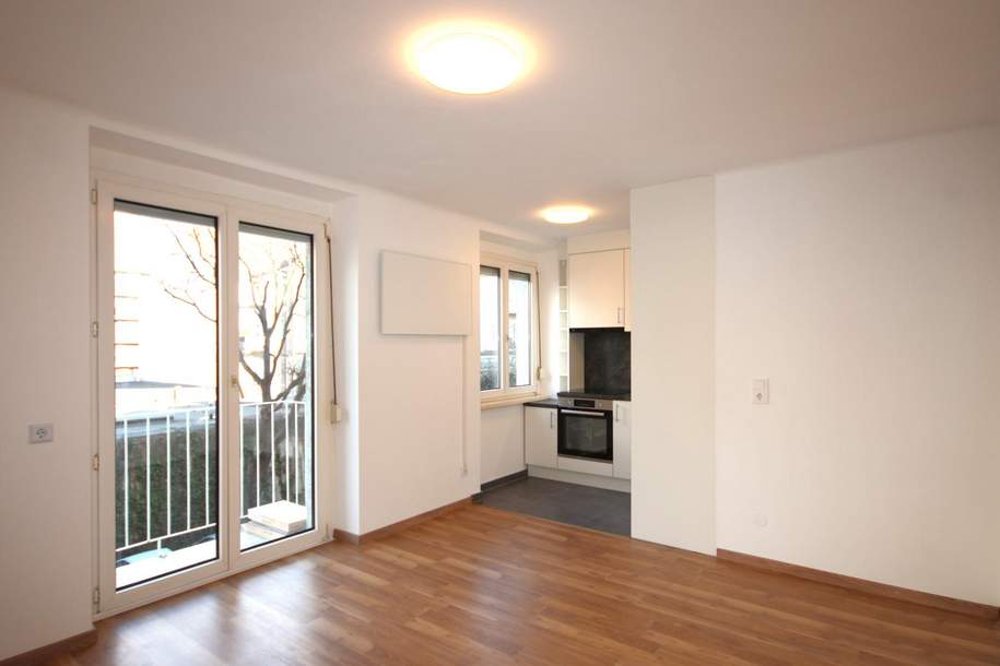 Top Lage: Ruhige 2-Zimmer-Wohnung mit Balkon - Nähe Hauptbahnhof, Wohnung-miete, 620,40,€, 8020 Graz(Stadt)