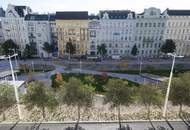 The essence of Vienna - Exklusives Altbaujuwel am Naschmarkt – 167 m² zeitlose Eleganz, Blick auf Wiens neuen Naschpark