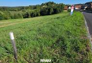 Baugrundstück mit viel Sonne im oststeirischen Hügelland 15 km von Graz!
