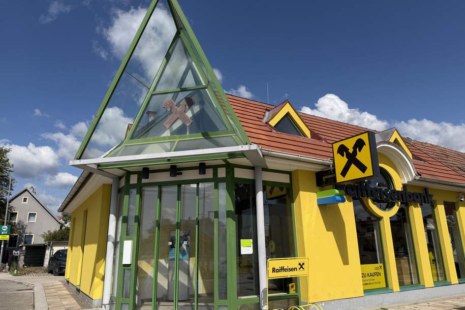Tolle Nutzungsmöglichkeiten für die ehemalige Bankstelle! Frequenzlage!, Gewerbeobjekt-kauf, 140.000,€, 2604 Wiener Neustadt(Land)