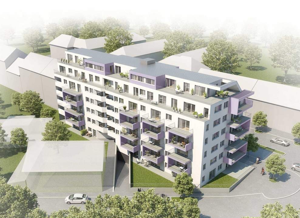 2-Zimmer-Neubauwohnung inkl. Loggia, Komplettküche und Kellerabteil nahe Bahnhof Floridsdorf/ LS84 Top 36