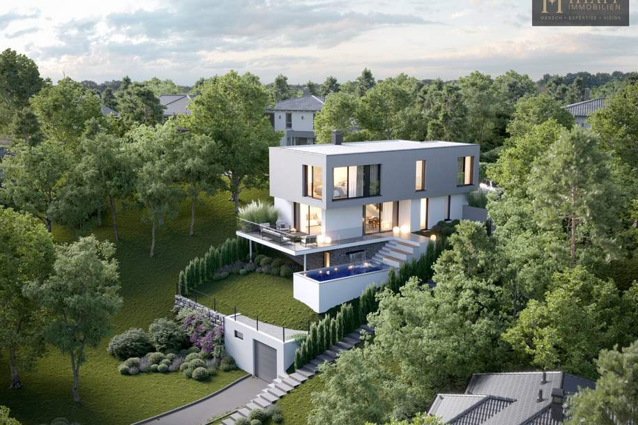 Exklusives Baugrundstück mit bewilligter Luxusvilla in Bestlage von Bad Sauerbrunn, Grund und Boden-kauf, 160.000,€, 7202 Mattersburg