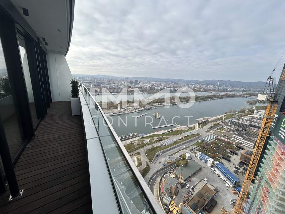 ERSTBEZUG: Elegantes Apartment mit Top-Ausstattung und Stadtblick Neue Donau, Dooman, Gym, Lounges!