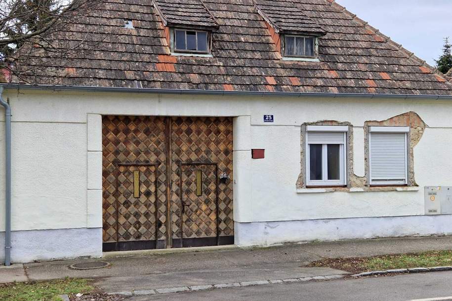 Teilsanierter Streckhof mit Innenhof und Garten in Wulkaprodersdorf, Haus-kauf, 140.000,€, 7041 Eisenstadt-Umgebung