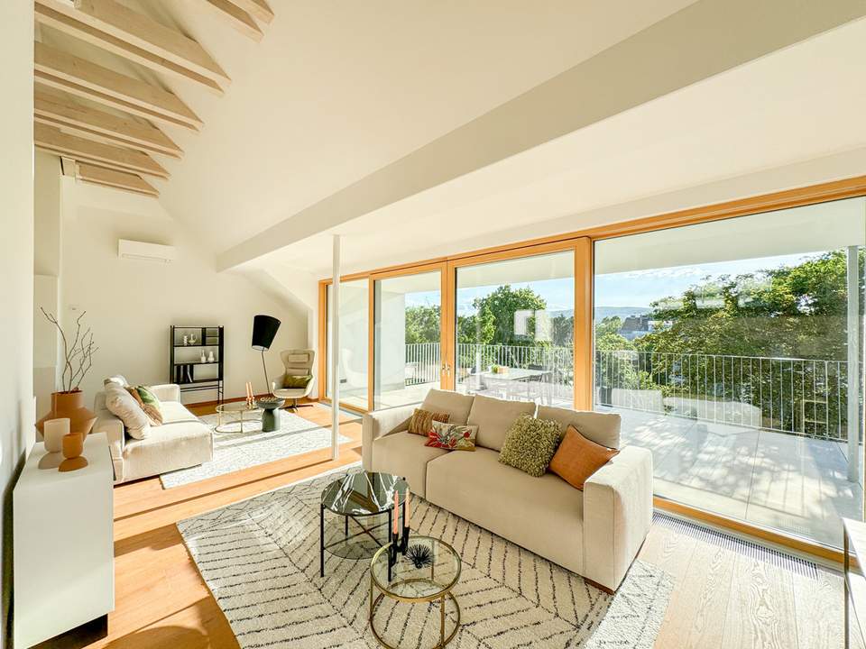 Elegante Dachgeschoßwohnung im Herzen des 14. Bezirks – Exquisite Ausstattung und großzügige Fläche