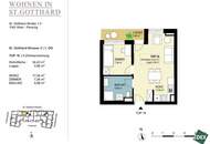 Attraktive 2 Zimmer Wohnung mit Loggia unmittelbar bei der U3