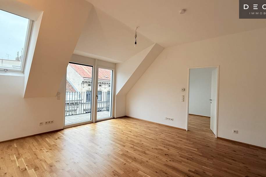 / 2 ZIMMER / U-BAHN NÄHE / BALKON / DACHGESCHOSS / MODERNE AUSSTATTUNG, Wohnung-miete, 1.129,00,€, 1150 Wien 15., Rudolfsheim-Fünfhaus